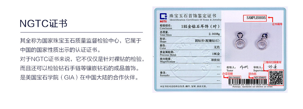 幸福光圈/18K金钻石耳钉
